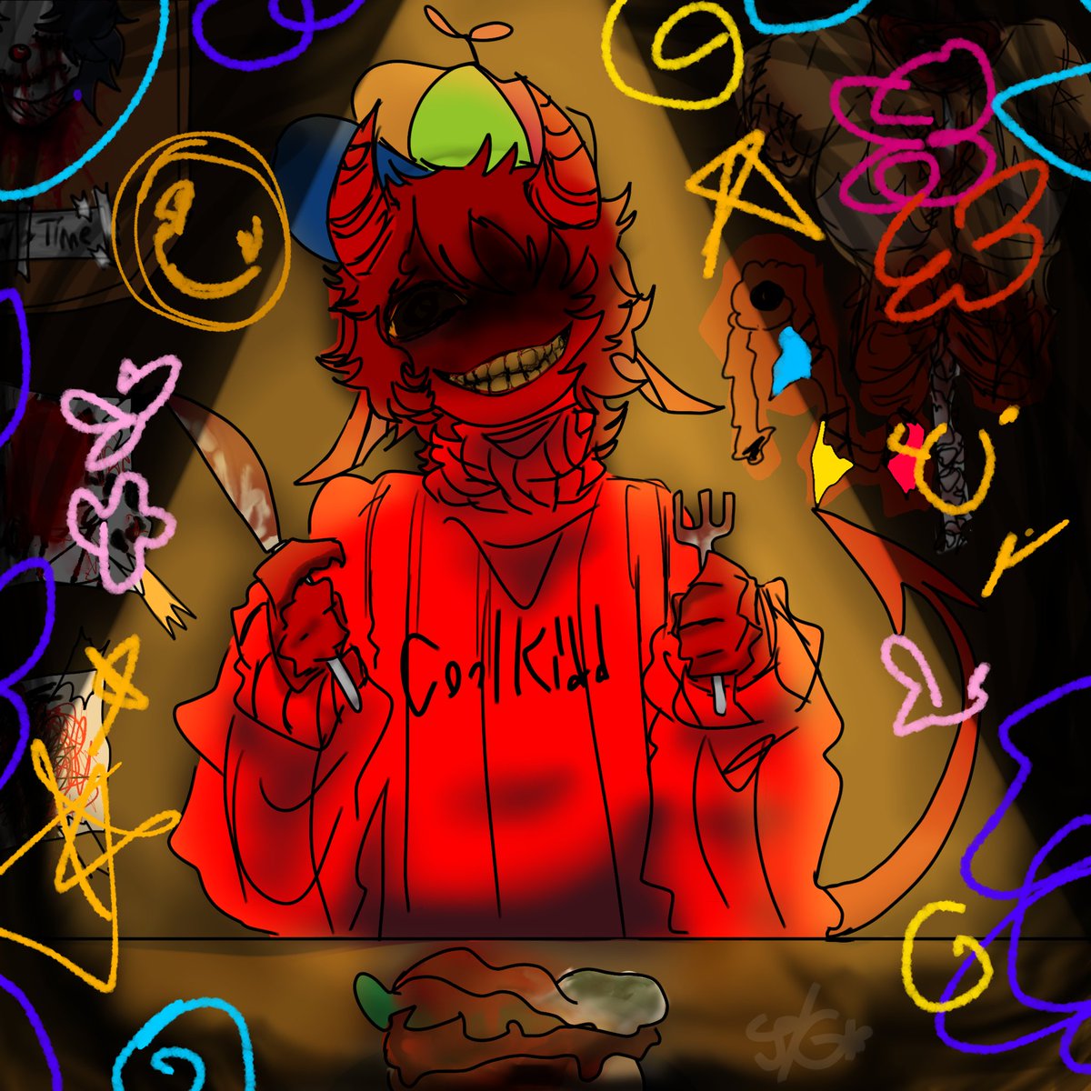 jinda229320663's tweet image. Dinner is ready. (⁠人⁠ ⁠•͈⁠ᴗ⁠•͈)*⁠.⁠✧
#Coolkidd #Forsaken