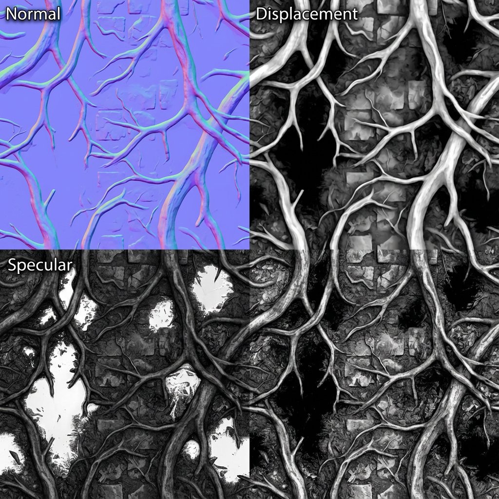 TipTopToad's tweet image. Nano Banana has ended 3D texturing.
For best results, generate your albedo map first and then individually generate each map you need after that.
It will generate any style you ask for, painterly, photorealistic, cartoon, anime.