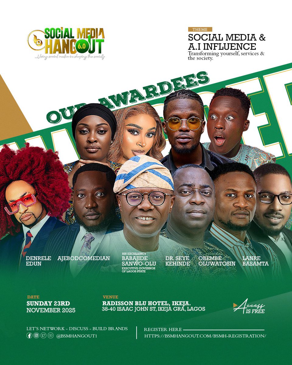 bsmhangout1's tweet image. We are more than honored to recognize and honor these amazing individuals 🎉

The Bodex Social Media Hangout reveals the exceptional individuals whose work inspires, leads, and transforms the digital community.

#AwardeesUnveil #BodexExperience #digitalcommunity #Trendingevent