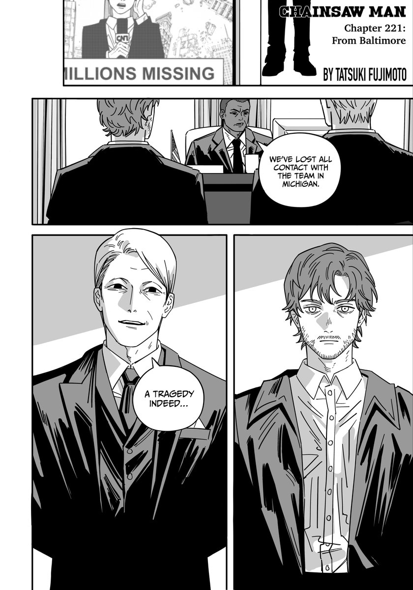 matomaii's tweet image. CSM CH 221 LEAKS SPOILER (REAL)
.
.
.
.
.
HOLY SHIT THEY’RE CANON???????? 🤯🤯🤯