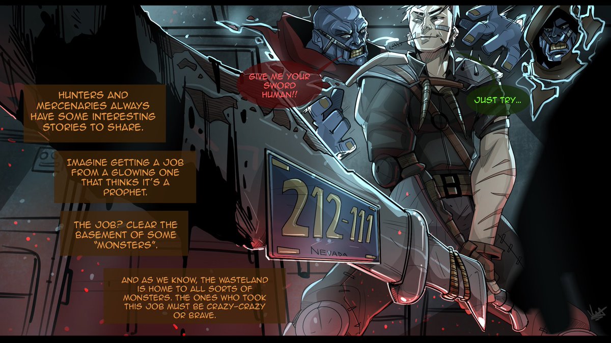 Wasteland Moments! 🏜️

Repconn Star Fight!✨🚀

Some people say that a group of religious ghouls are looking for some one to take care of some called monsters in the Repconn Test site! When you hear the story sounds like something made up but everything is possible in the Mojave!