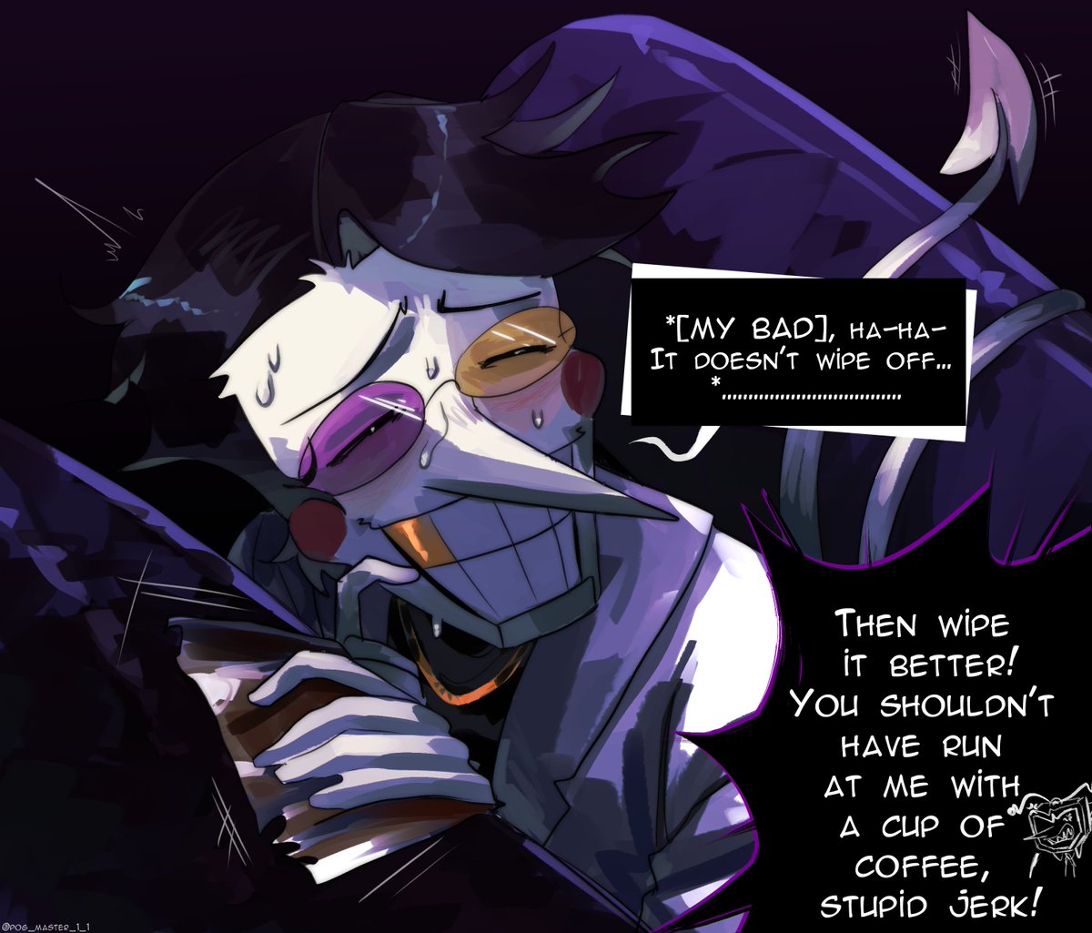 pog_master_1_1's tweet image. #deltarune #defernull #tenna #spamton #spamtenna