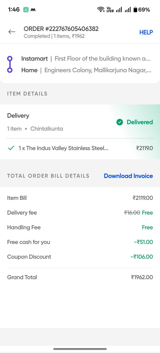 <a href="/Swiggy/">Swiggy</a> <a href="/SwiggyInstamart/">Guess Who?</a> <a href="/SwiggyCares/">Swiggy Cares</a> <a href="/quickcommerce1/">Quick Commerce</a>
I contacted Swiggy Instamart support still no update I think they will Wait till the return period completion then do the support as we can't do anything now scamm