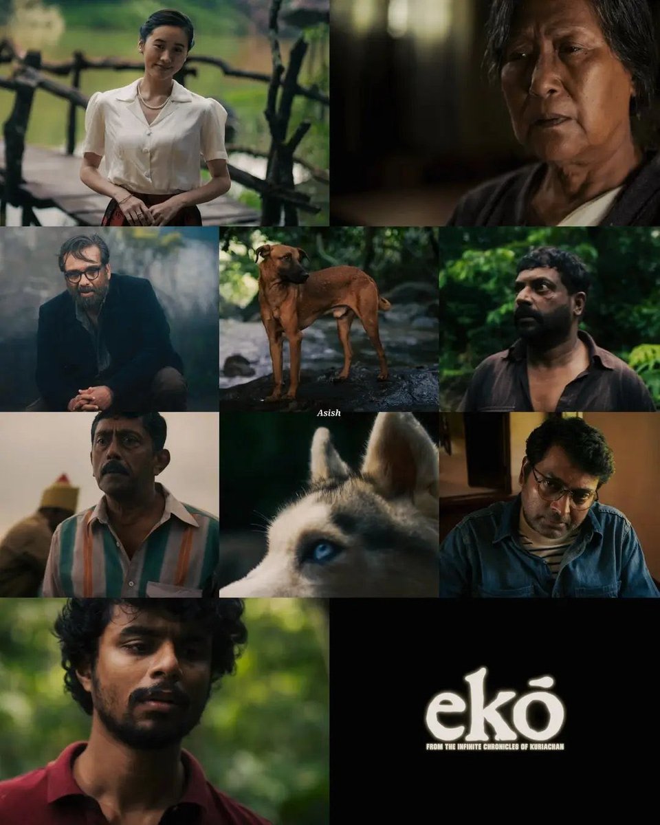 sridevisreedhar's tweet image. #eko 4.5/5 Malayalam cinema once again surprises you with a gem 💎 What a brilliant film this is 🔥 The writing, making, milieu, camerawork, performances of every single character, the dogs, climax -everything was mind-blowing. This atmospheric mystery thriller is the best…