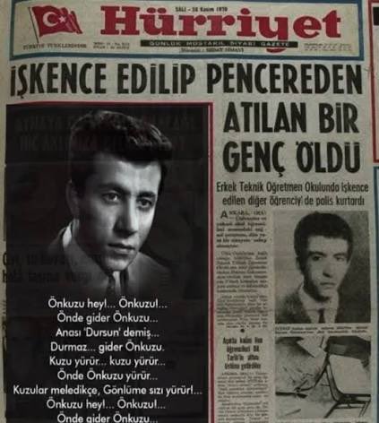 Zilletin zulmü böyleydi ! 
Ruhu şad mekanı cennet olsun.. 
#DursunÖnkuzu