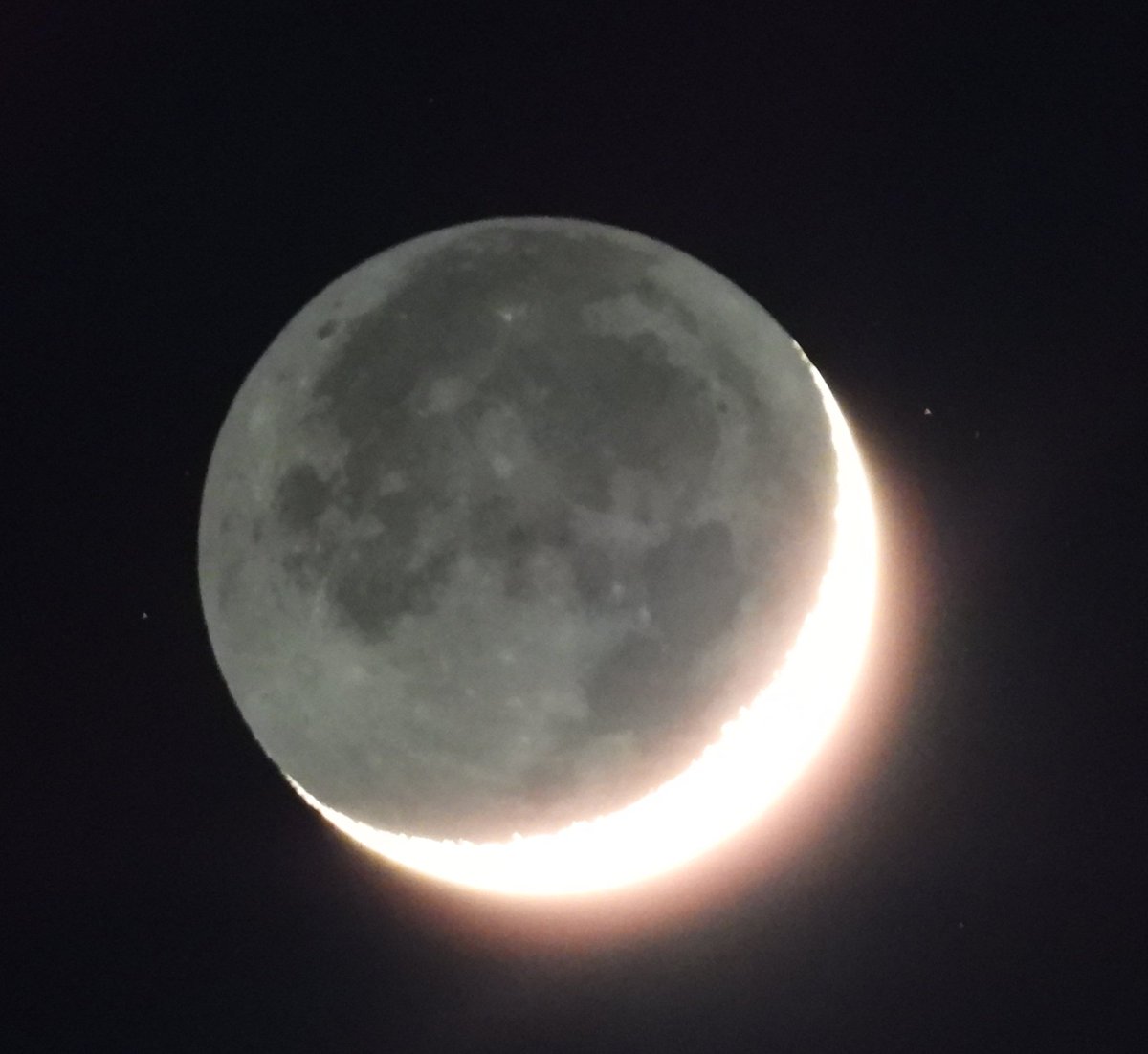 abdullh7755's tweet image. هلال ليلة الثالث من جمادى الأخرة ١٤٤٧هجرية