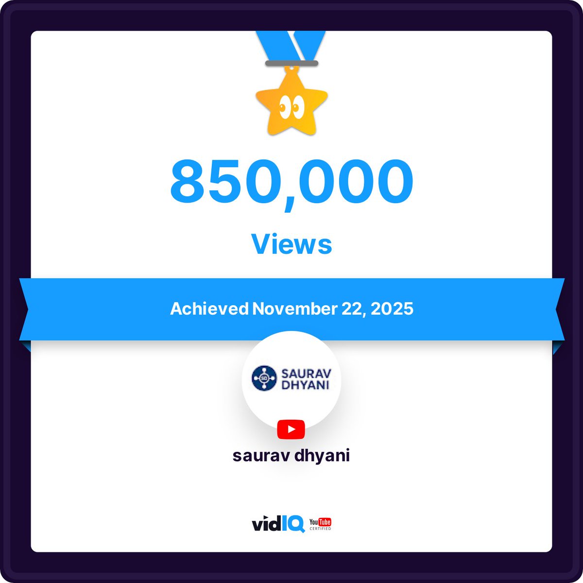 sauravdhyani's tweet image. 850K Views Achieved! 🚀
Thank you for watching, learning, and sharing Business Central knowledge.
Let’s hit the next milestone together!
👇 Subscribe &amp;amp; support the channel
👉 youtube.com/@sauravdhyani?…
#BusinessCentral #MSDyn365BC #YouTubeCreator