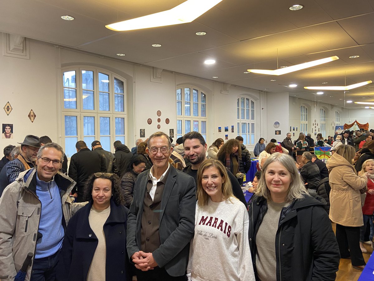 FrancoisDagnaud's tweet image. Salon du livre inaugural au Centre culturel franco-berbère du 40 rue Manin. Le 19e est fier d’accueillir une culture de résistance, de liberté, d’égalité et de laïcité qui fait partie de notre ADN. Merci à toutes les associations franco-berberes !