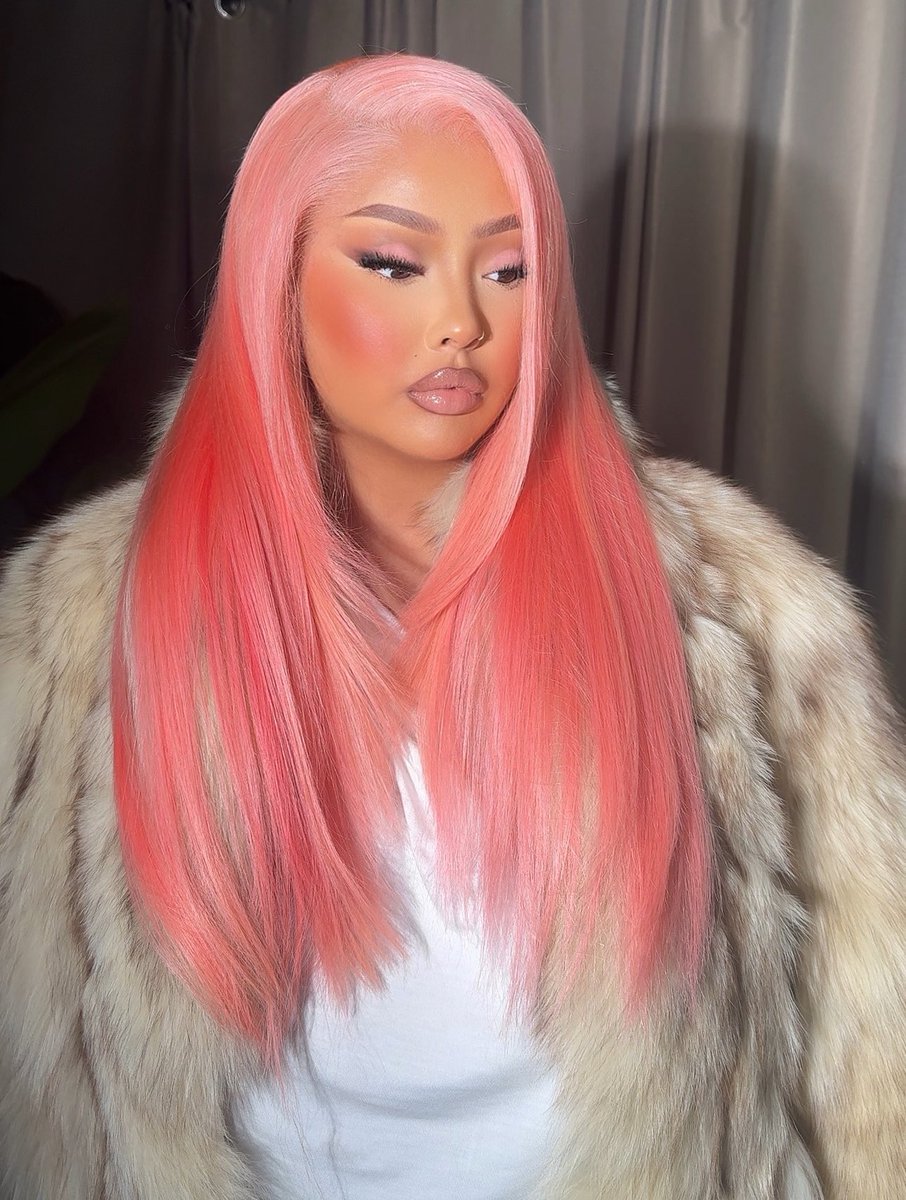 boopaah's tweet photo. did this pink look yesterday &amp; in awe, yup i installed &amp; fully colored her. 🤍😍 https://t.co/6Fn9K6yEmt