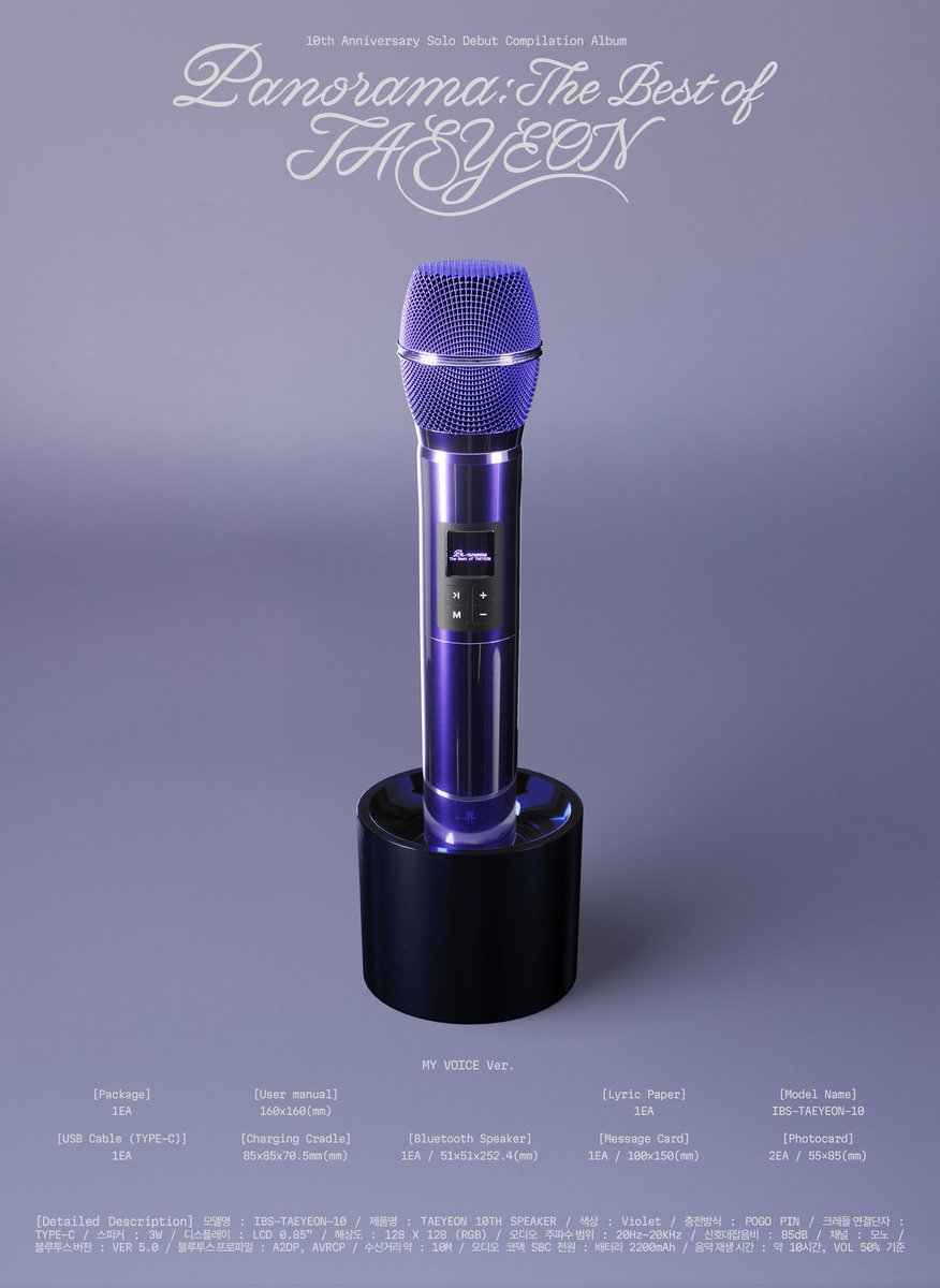 daisyjty's tweet photo. fans: giving mics as gift for taeyeon 

taeyeon: giving back her songs in a mic as gift for fans 🥺 https://t.co/SvaL8tDDDL