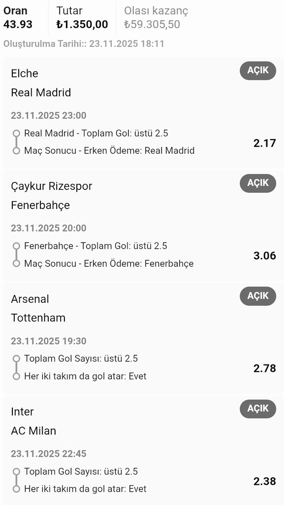 Donoderler's tweet image. Pazar pidecisi Dümdüz kupon. Gelmesi lazım. GELECEK.

Kazanırsak RT ve Fav atan 5 kişiye 1000 er TL 🔔🔔🔔🔔🔔 

Bol bol şans 🔥 🔥 🔥