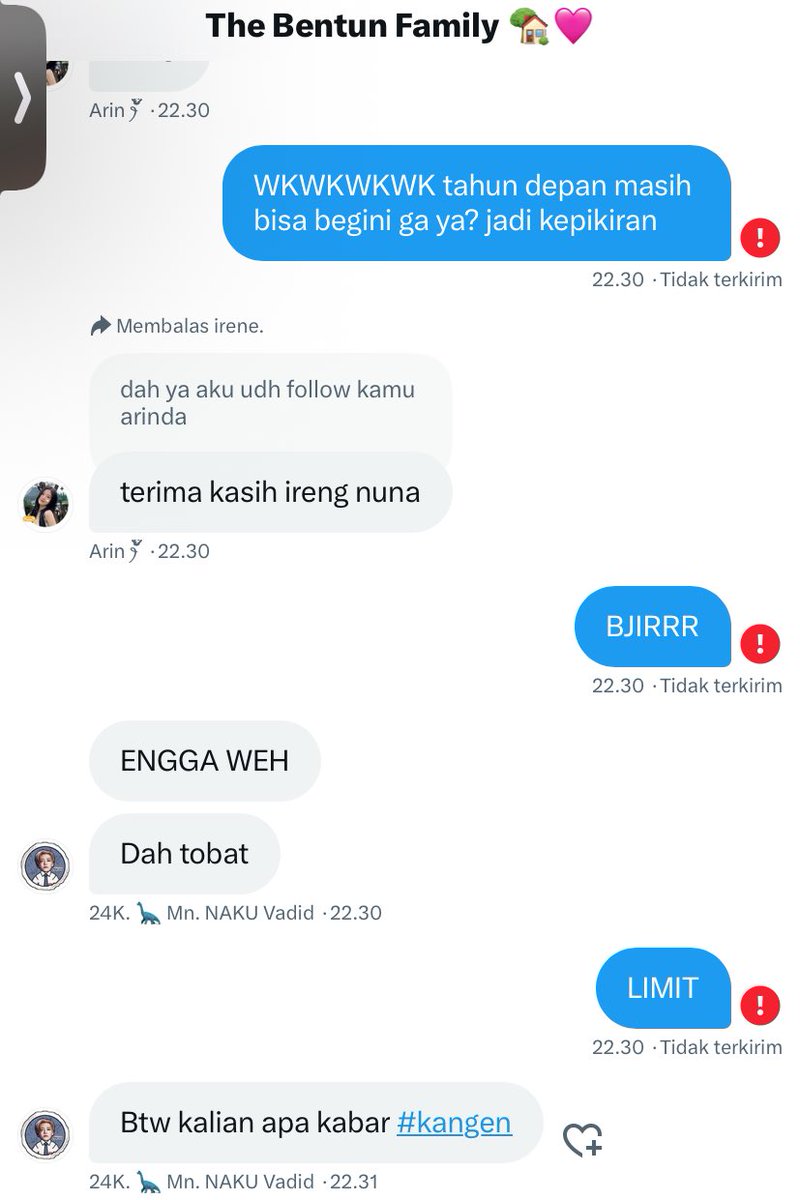 pliss lagi kangen banget ini sama anak bentun, tbtb ga kekirim. SIALLL~ 😔😔🙏🏻