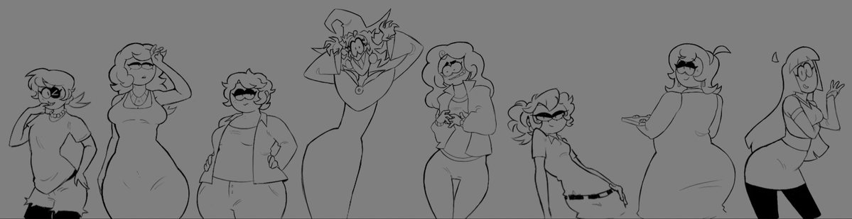 coolybozo's tweet image. the ladies and a random lady
#spookymonth #spookymonthfanart #spookymonthoc