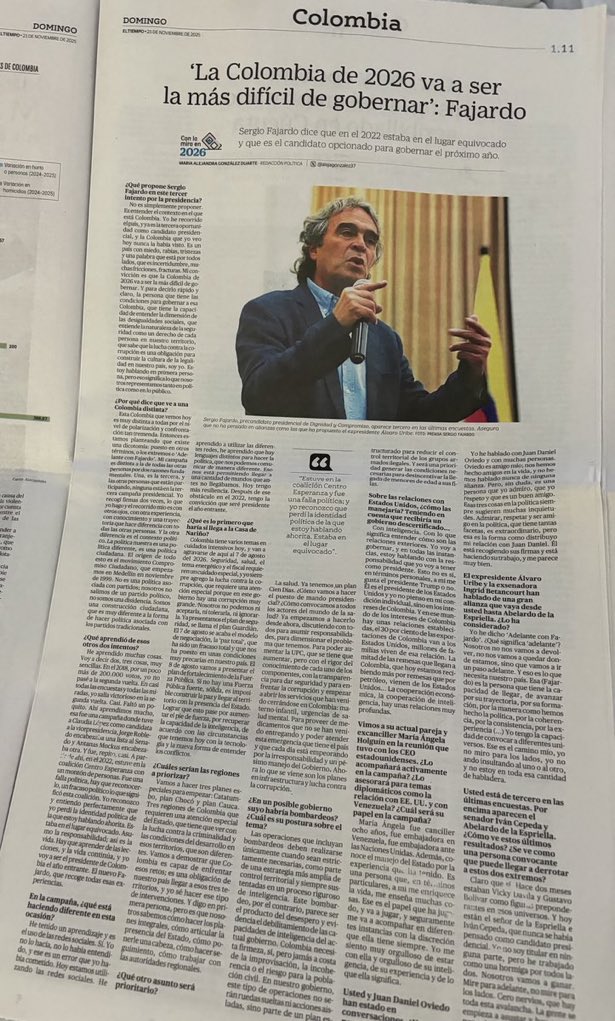 Un tono sin pretensión populista pero en la capacidad de aglutinar, a la hora de gobernar, a todos los vociferaciones desesperadas por el poder. 

Diferente a todo lo que se presenta a los lados y entre los más centrados, que también se muestran unos desesperados acróbatas.