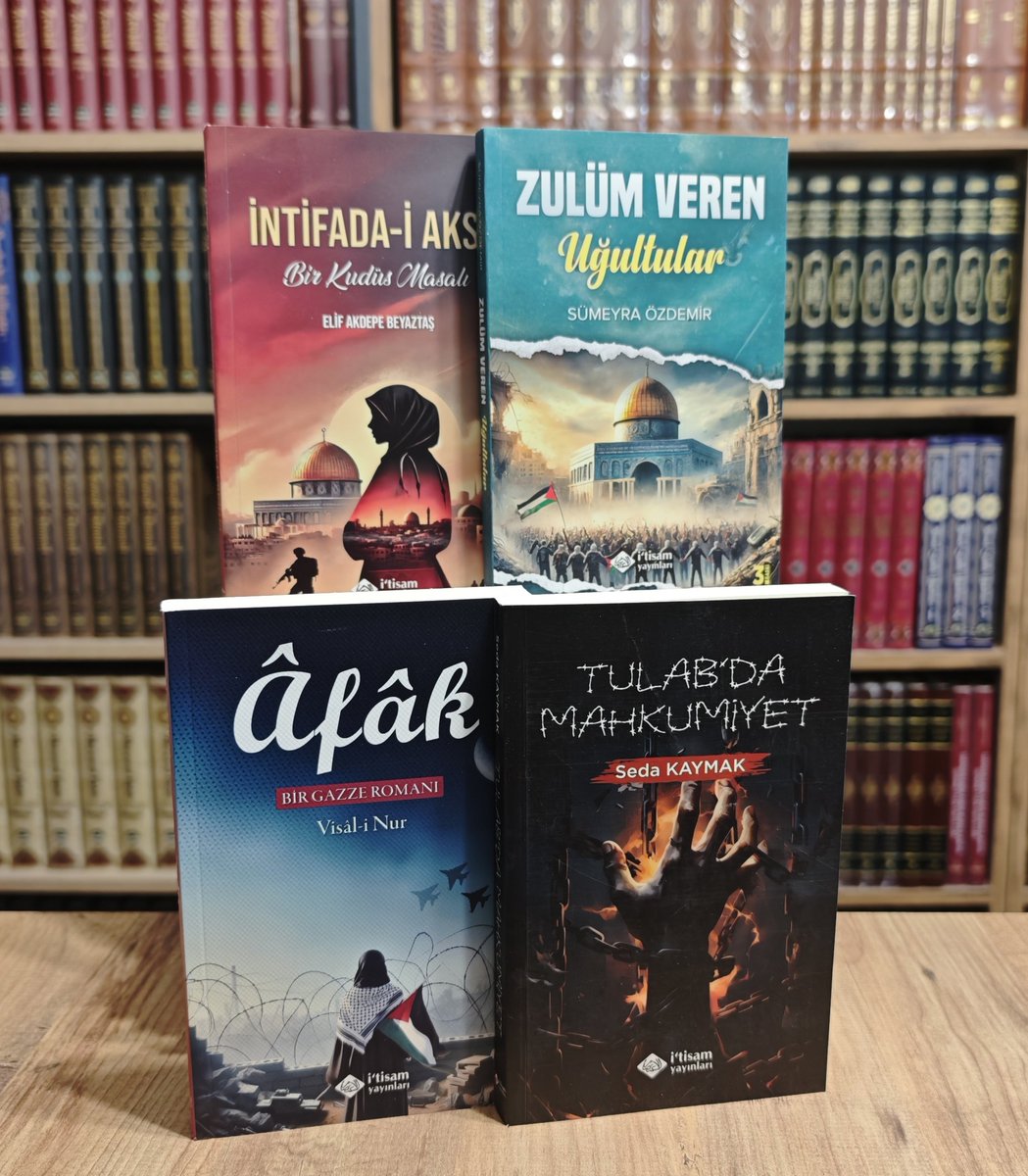 📚 Kitap Çekilişi!

🎁 5 Kişiye 4 kitaptan oluşan
Gazze Roman Seti Hediye Ediyoruz. 

📌 Çekiliş Şartları
✅ Bizi Takip Edin
✅ Gönderiyi RT Yapın

📢 Sonuçlar 25 Kasım'da Açıklanacaktır.