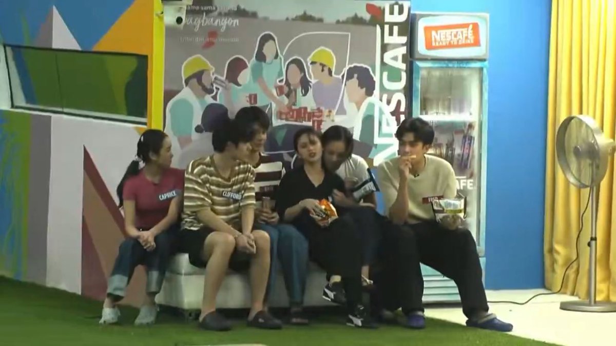 lellazone's tweet photo. thank you ashley for forming this perfect group with lella, caprice, rave, fred, and clifford. from pakikisama hanggang sa performance in tasks, you guys were the standard! smiling angels you will be missed <3 https://t.co/Fr6fYNZzNd