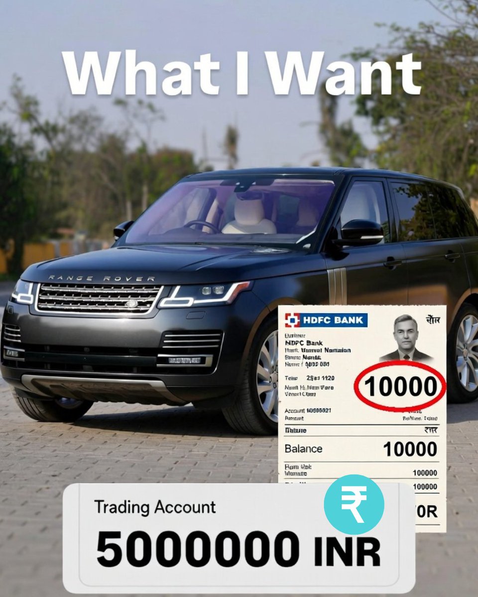 QuantAlgoBot's tweet image. Bank Account Balance : ₹10,000 😩
What i want : Land Rover

But 
Trading Account Balance Saying: ₹50,00,000  &quot;Just wait a little bit...&quot; 📷📷

When you&apos;re broke AF but your portfolio is plotting world domination! Who&apos;s with me? 

#TradingLife #StockMarketMemes #HODL…