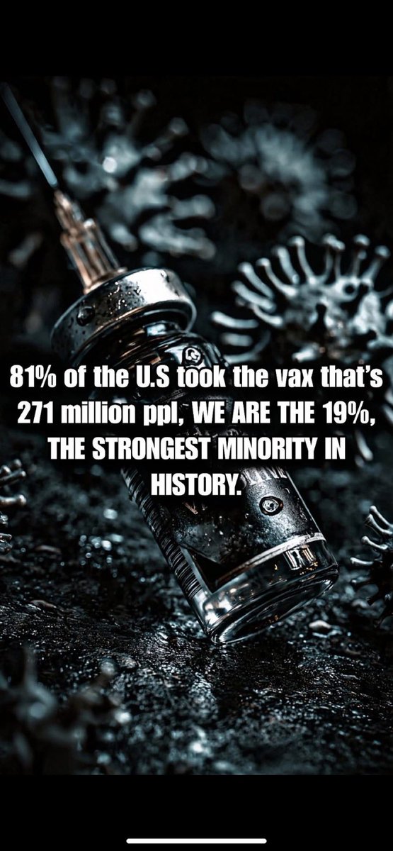 Have a great evening legends 

Fear of the invisible enemy might have been towards the wrong enemy