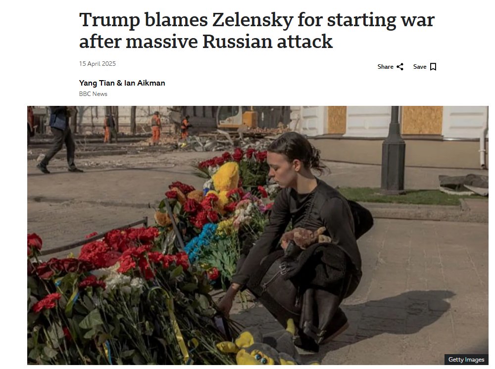 So Putin attacked AND Zelensky started it?