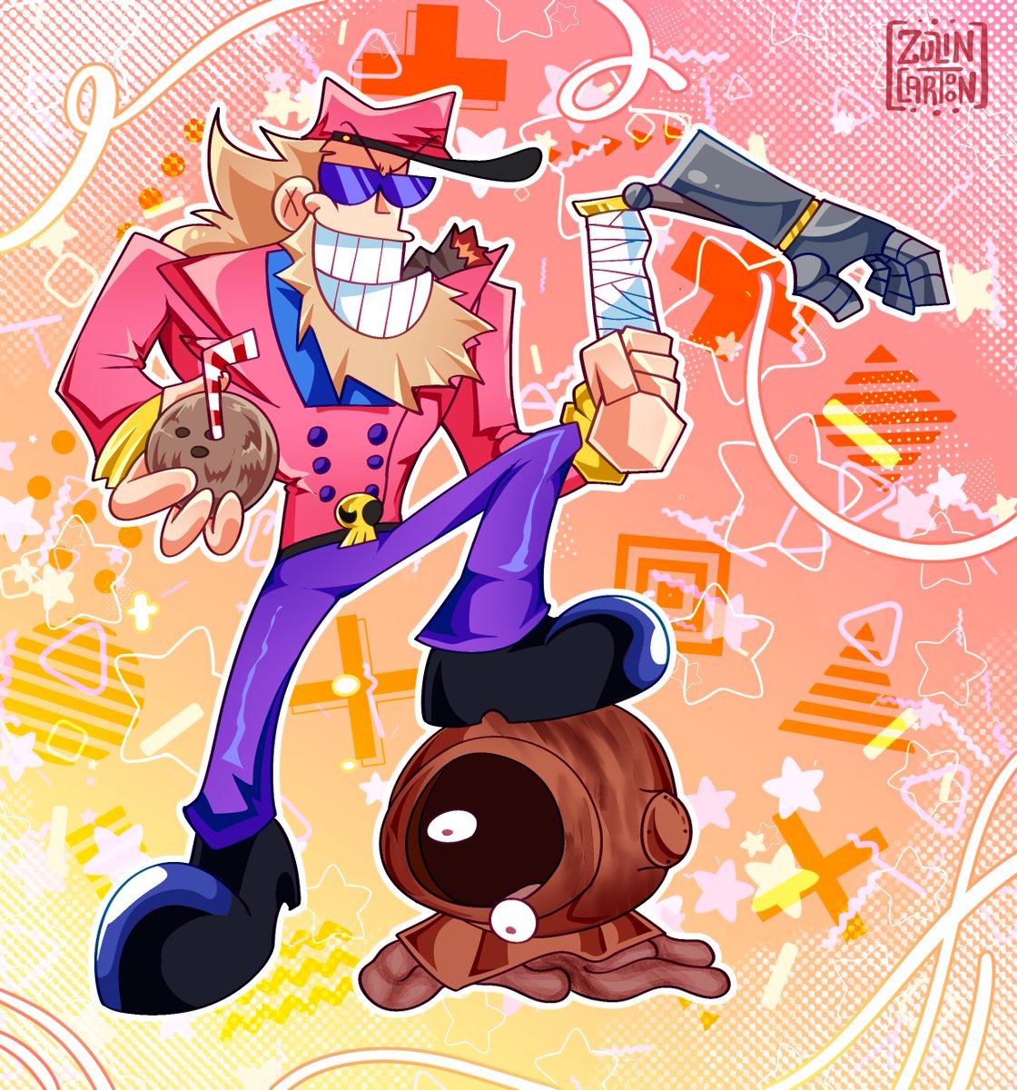 #VGenComm Comission finished for Gazpacho1 on VGen!
I really love this goofy Pizza Tower like style lol