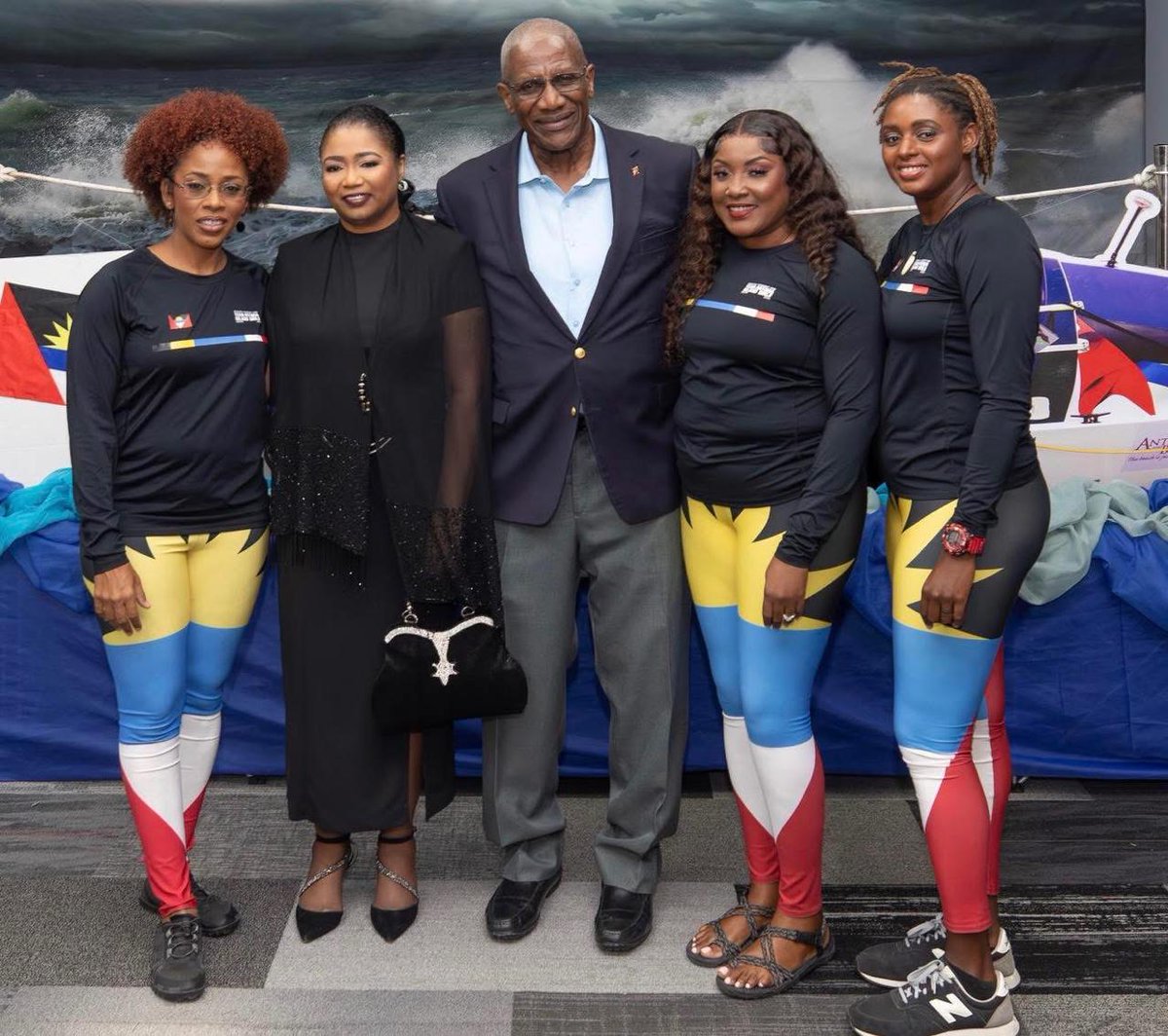 Such a productive evening with Team Antigua Island Girls, as they traced their hazardous journey across the Pacific and continued their charitable efforts planned for women and girls. 
Many hands make light work!
