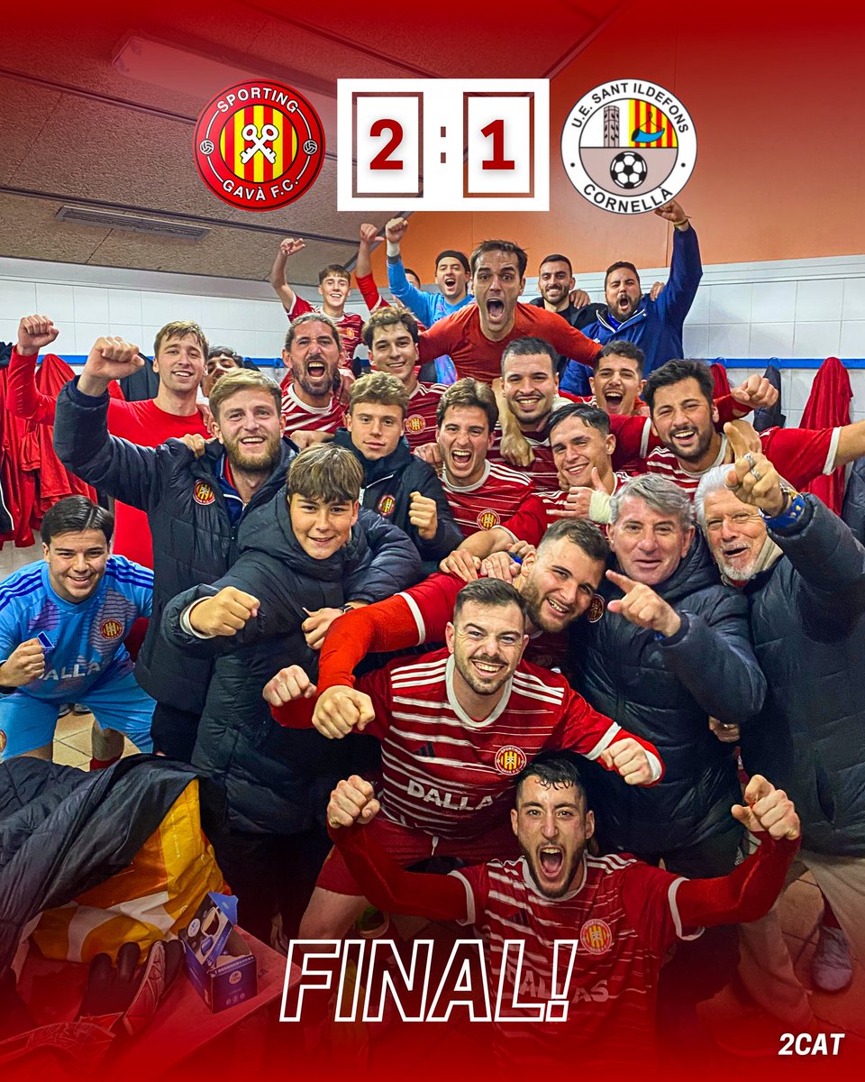 🔴⚪ FINAL!
Aquest equip no s’atura! Tres punts més a casa — caràcter, lluita fins a l’últim minut i una victòria ben merescuda 2–1!

Gols:
⚽️ Miguel
⚽️ Carlos

Gràcies a tots pel vostre suport des de la grada — junts estem construint alguna cosa gran!
Som-hi Sporting! 🔴⚪