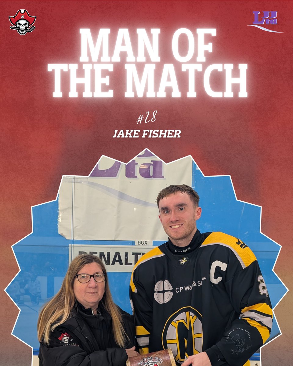 BuccaneersNIHL2's tweet image. MAN OF THE MATCH ✨

☠️ 73 Chris Lutz
🦁 28 Jake Fisher

#AllAboard #UpTheBuccaneers #UpTheBuccs #UTB #NIHL2 #IceHockeyUK #BillinghamBuccaneers #Teesside