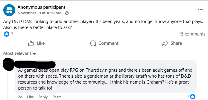 GMaclagan's tweet image. Got a nice little shoutout on the town&apos;s community facebook page.