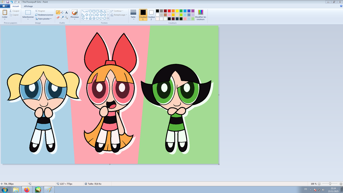 PolyurethanesGF's tweet image. Just drew the Powerpuff Girls in Windows 7. :p
#Windows7 #PowerpuffGirls