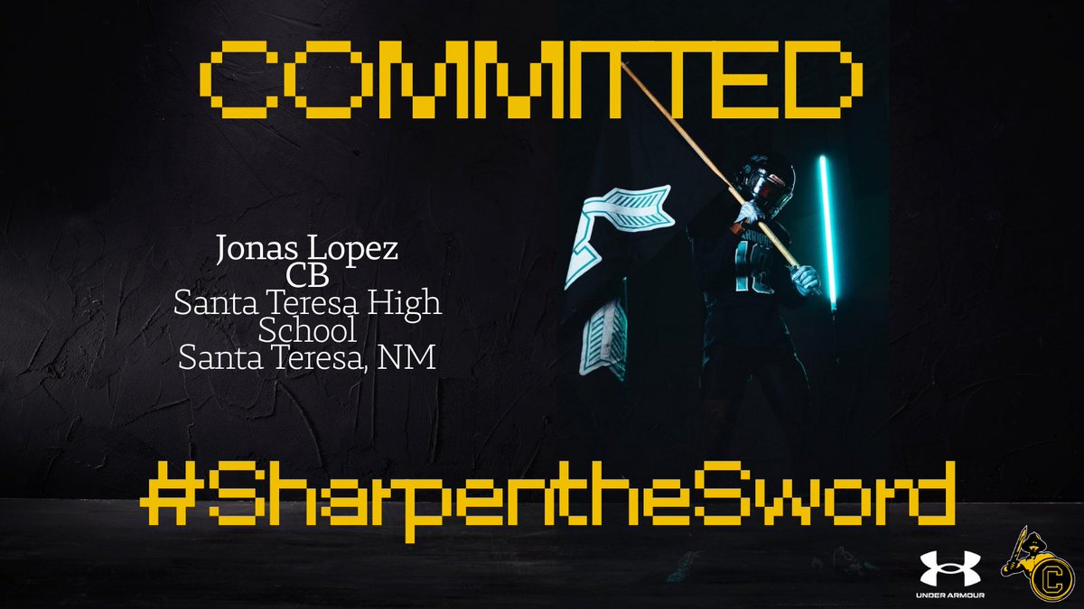 Sorry for the late notice but am officially committed to <a href="/CCGladiatorFB/">Chabot College Football</a>!!
#sharpenthesword 

<a href="/CoachMcMurray5/">Brett McMurray</a> 
<a href="/CoachWilsonn/">Terry Wilson Jr</a> 
<a href="/PrepRedzoneNM/">Prep Redzone New Mexico</a>