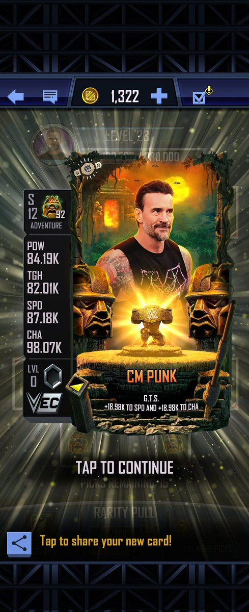 Bluedude91's tweet photo. My Adventure FREEBIE!!!!! #WWESuperCard https://t.co/vHdWI8kolG