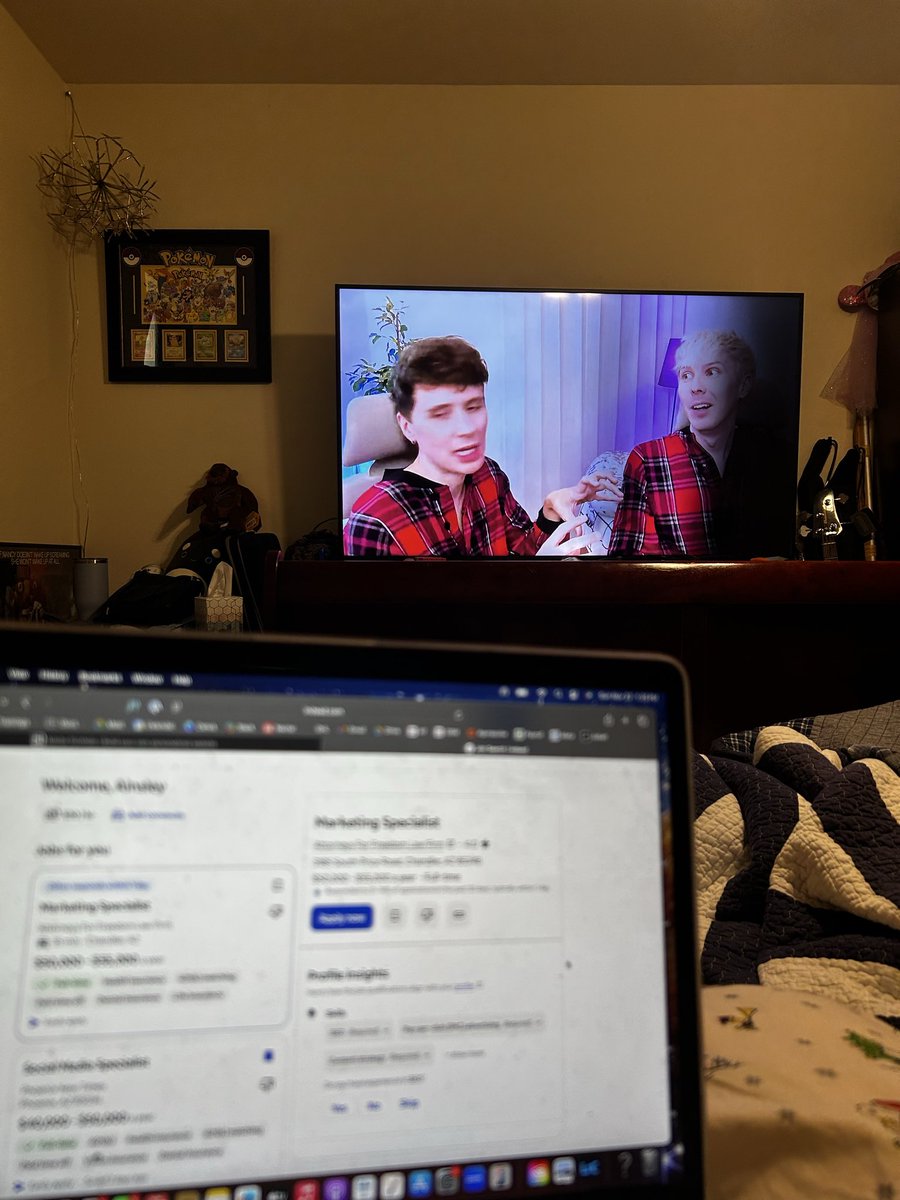 thanks for keeping me company while job searching <a href="/AmazingPhil/">Phil Lester</a> <a href="/danielhowell/">Daniel Howell</a>