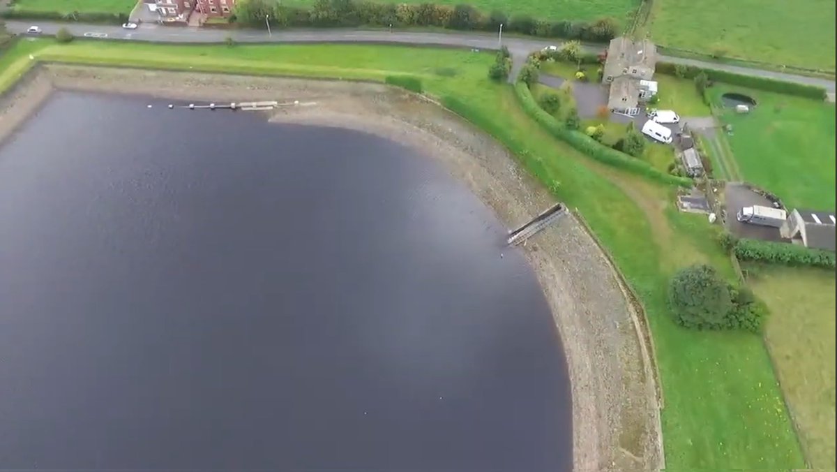 Trig point 260 ✅️ Whitley Resr, Dewsbury. A cheeky climb over a 5ft stone wall to reach the pillar. Logged from a sunny visit back in June #allthetrigpoints #maps #history #solitude #adventuretime #outdoors #dewsbury #trigpillar