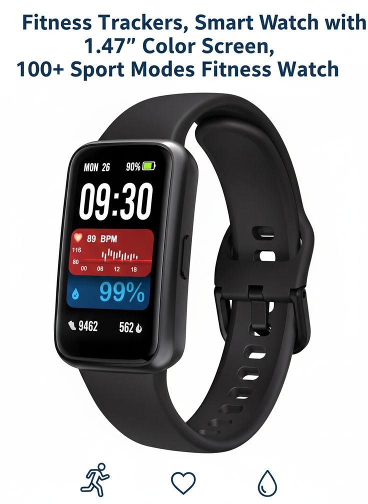 westernoffer's tweet photo. Fitness Trackers,Smart Watch with 1.47" Color Screen,100+Sport Modes Fitness Watch with Heart Rate Sleep Monitor, Pedometer Step Counter Watch, 3TAM Waterproof Activity Trackers for Women Men,BK

Link: https://t.co/LkM2NLY3H7

#amazondeals #amazondealstoday #amazondeals2025 https://t.co/sZEbzzeBqT