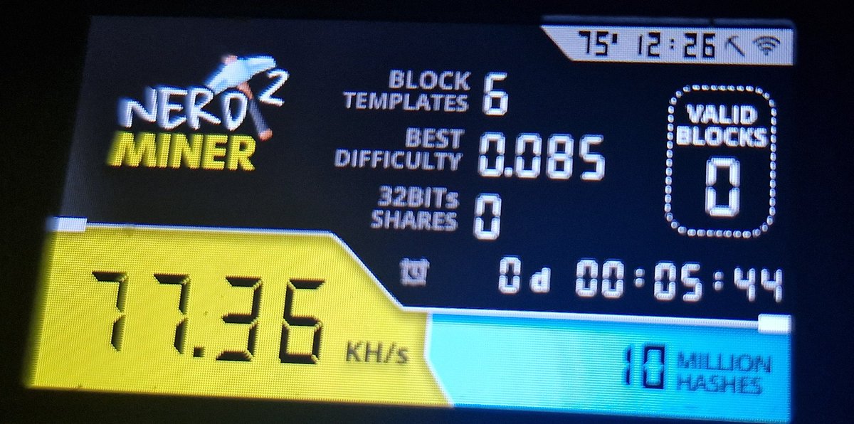 ericnblockchain's tweet image. Mais um dia sonhando em minerar Bitcoin com meu nerdminer