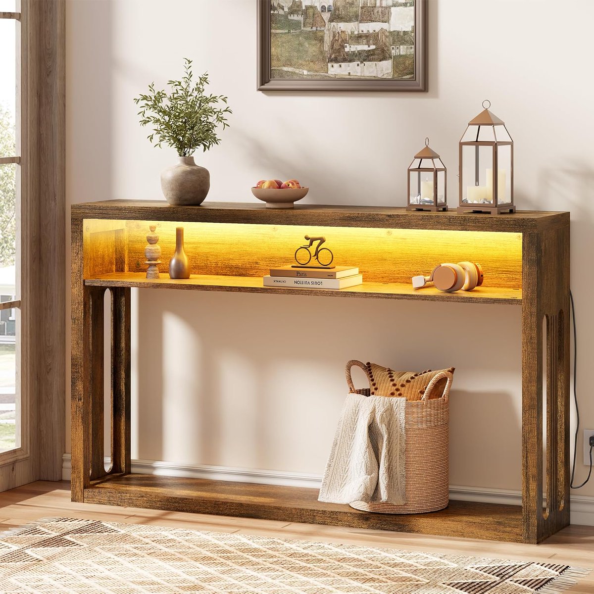 TheDutchess2506's tweet image. 47&apos;&apos; Console Table with LED Lights amzn.to/4il1bXC  😍#blackfriday #happyholidays