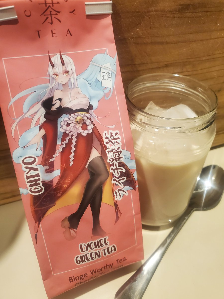 Made my lychee <a href="/cheebytea/">Cheeby Tea</a> into milk tea &amp; this stuff tastes straight outta a boba tea shop. I'm so serious get this shit rn. Save 10% with my code TEAYAKUZA