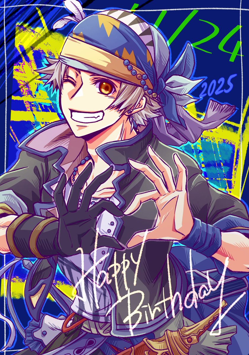 お誕生日おめでとうー！！
本当におめでとう…おめ…大好きですよホントずっと😭うぉおん

#lock_birthday_2025 
#ロック誕生祭2025