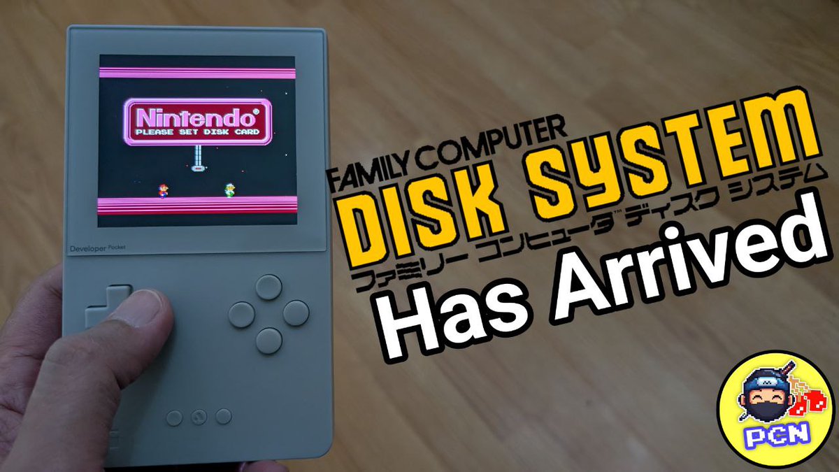 Now you can play Famicom Disk System Games on the #MiSTerFPGA ported #AnaloguePocket core.

A special thanks to all the MiSTer developers, <a href="/iam_agg/">Adam Gastineau</a> and <a href="/terminator2k2/">chris</a> 

We really appreciate y'all

🔗youtu.be/4RwS-DHY5MY