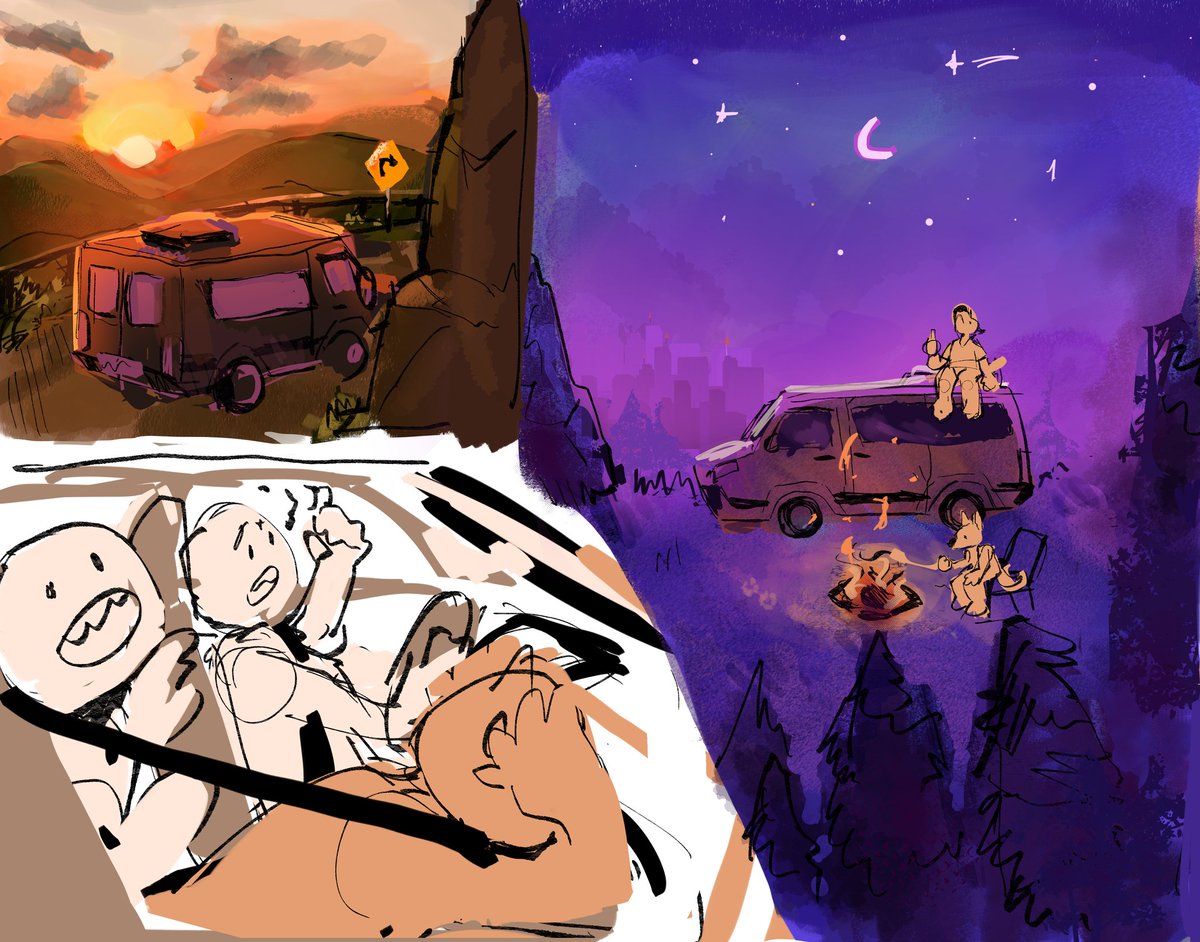 Desenho que não terminei e tava pegando poeira,  a ideia era boa mas mt trabalho ahahah