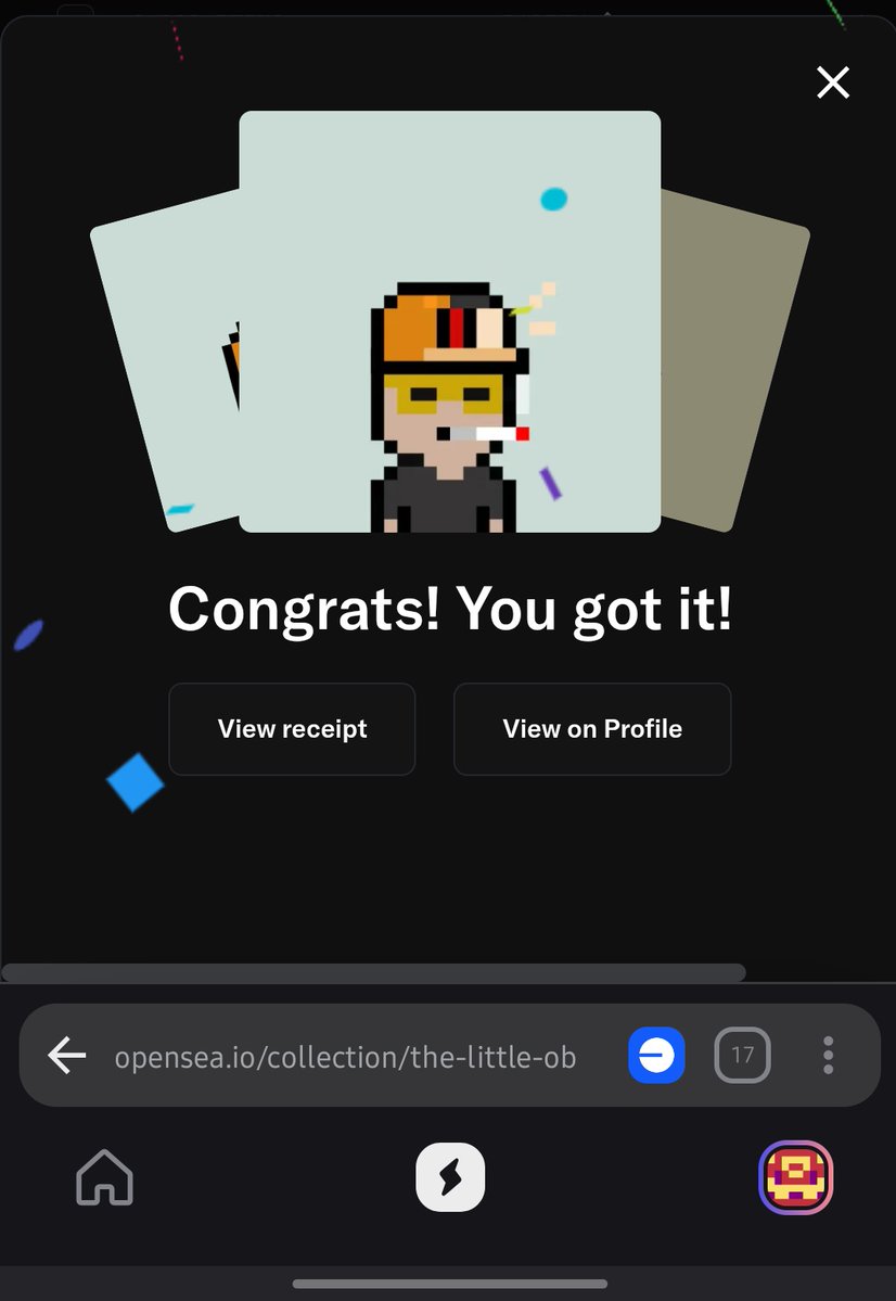 Day 5 Update🧹

We swept the collections below to our Vault to airdrop to holders of our upcoming mint on <a href="/base/">Base</a> "SOME MINT DETAILS TOMORROW":

• 10 basetownminis &gt; <a href="/BTownMinisNft/">BTownMinis</a> <a href="/xcMoHD/">MoHD</a>
• 5 lil OB &gt; @onchainBrett
• 4 Lil Mfers&gt; <a href="/MfersGif/">MfersGif</a> <a href="/lilmfersnft/">Lil Mfers</a>

This is the last sweep