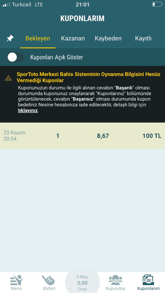 traderayvaz's tweet photo. @atistics Benim kuponuda siktiler ikinci yari devre arasinda oynadim https://t.co/rF4p2N1lIZ