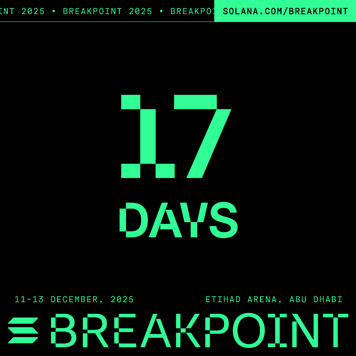 CryptoNewsHntrs's tweet photo. 🚨 IN JUST 17 DAYS, THE ENTIRE SOLANA ECOSYSTEM UNITES AT SOLANA BREAKPOINT! 🚨
AND SOMETHING TELLS ME WHAT’S ABOUT TO BE REVEALED IN ABU DHABI WILL KNOCK US OFF OUR FEET! 👀
#Solana #Breakpoint2023 #Innovation #AbuDhabi https://t.co/V20myIfODH