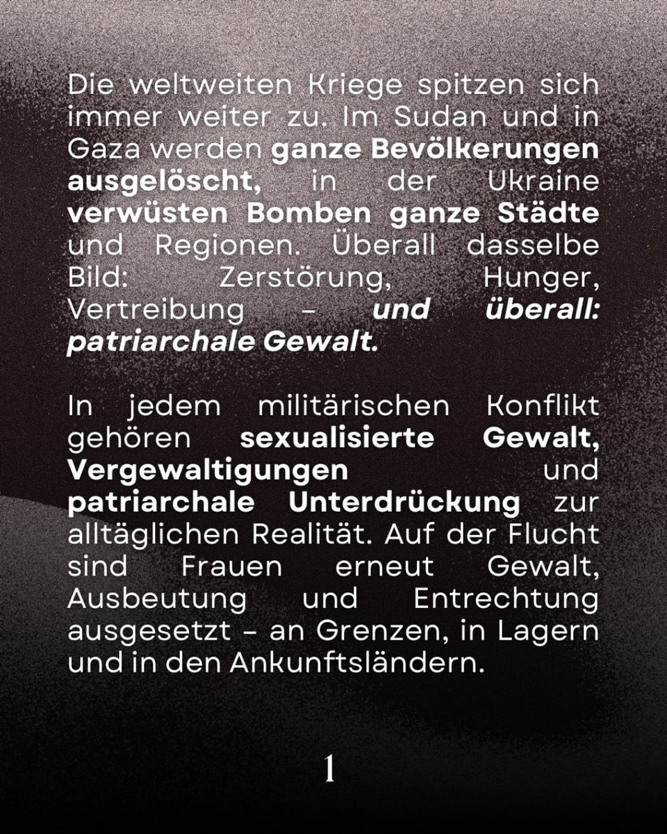 BerlinDemo's tweet image. 💥Announcement! Monday 24.11.2025💥

🔥✊🏾Revolutionary eve demonstration: Women on the offensive!✊🏾🔥

Monday, 24.11.2025 | 6 p.m. | Frankfurter Tor, 10243 Berlin

Arrival: U5, M10, M21 Frankfurter Tor

📣 Call: asanb.noblogs.org/?p=14347 

#b2411 #DayAgainstViolenceAgainstWomen