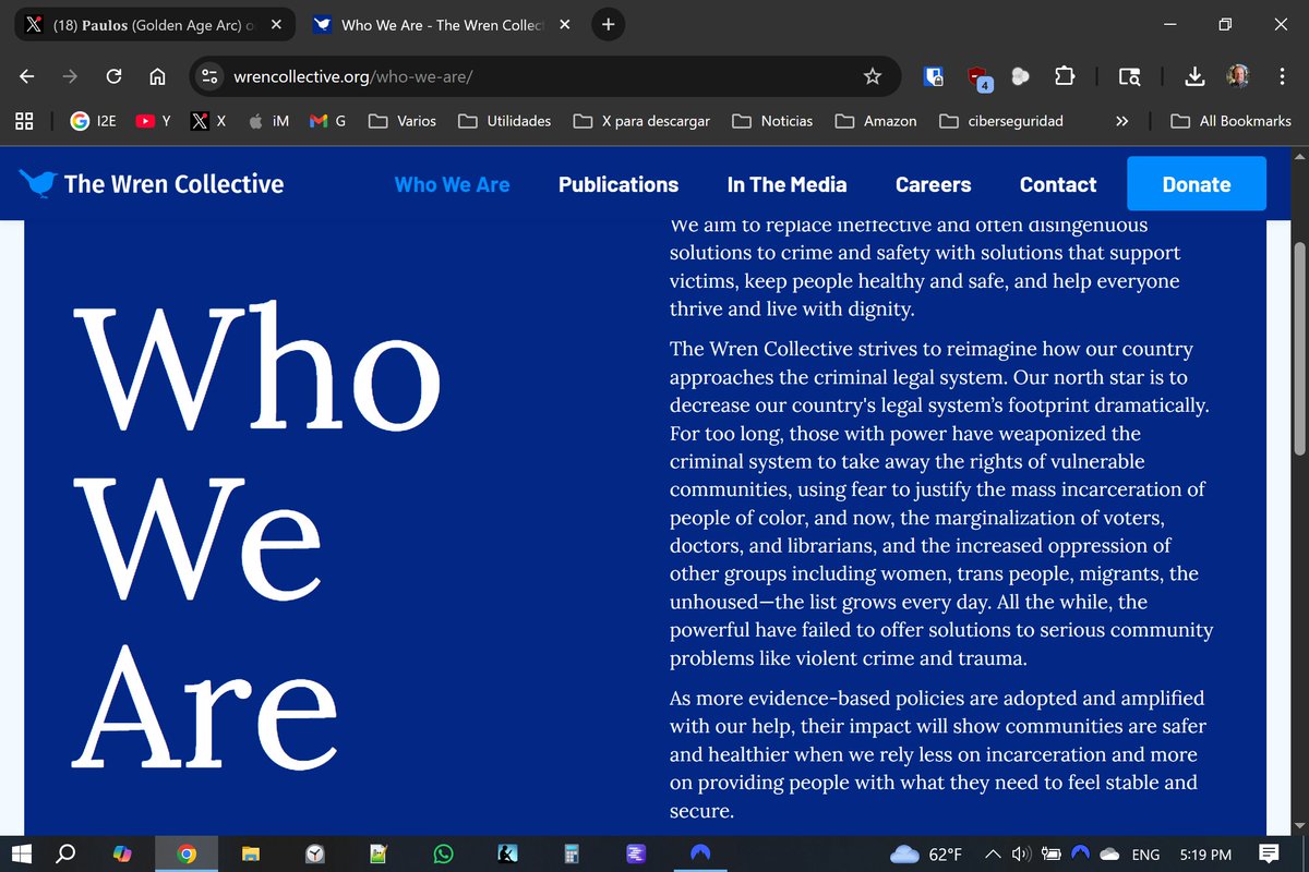 <a href="/libsoftiktok/">Libs of TikTok</a> Judge Gonzalez likely follows the thinking of groups like The Wren Collective. They are Socialists who seek to basically eliminate the criminal justice system and replace it with a "social justice" based system
She would absolutely treat people differently based on race. It's