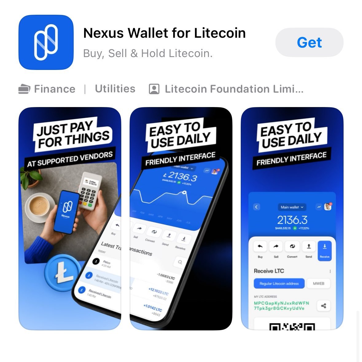 bogdanoffig's tweet image. Did you know?

@nexuswallet is the most advanced and user-friendly Litecoin mobile wallet.
The next-generation, open-source, Litecoin-only wallet, developed by the @LTCFoundation, is designed to provide users with secure and user-friendly methods to manage and spend their…