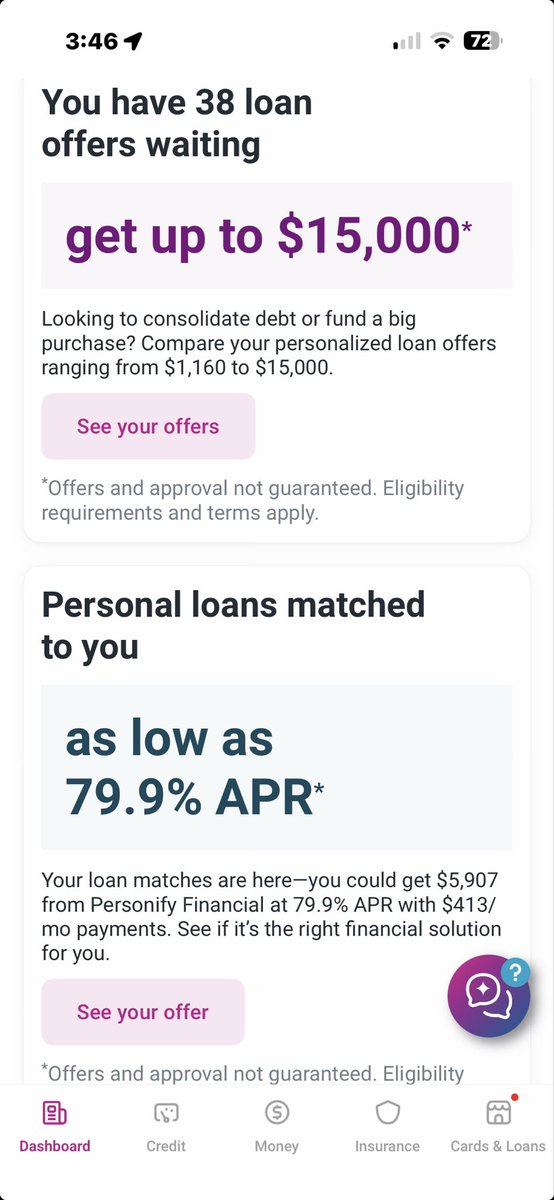 TimothyMartell's tweet image. Erm… apparently this is what an 800 credit score gets you today 🫣

#FIRE #PersonalFinance #experian #equifax #Transunion