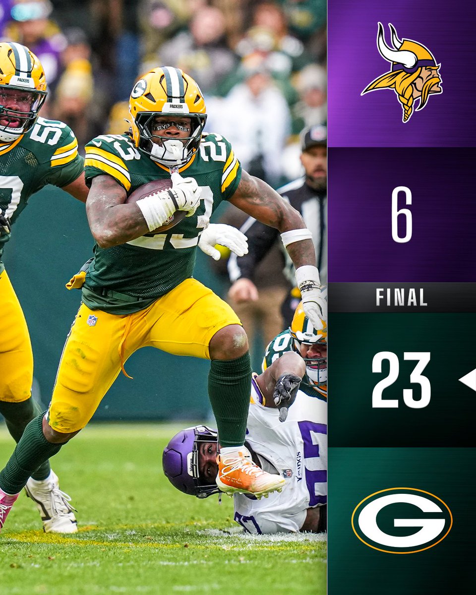 FINAL: Packers earn their 7th win of the season!