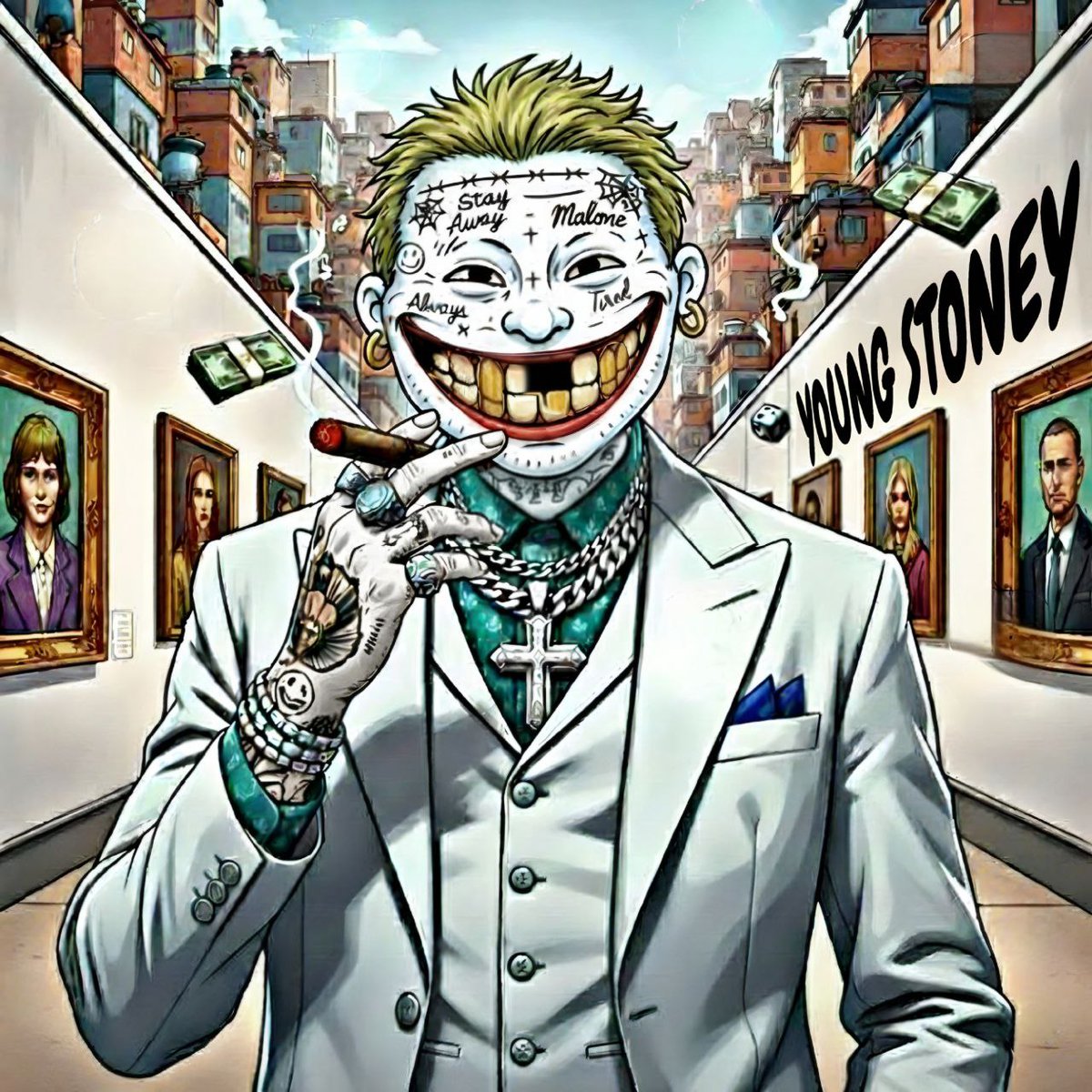 $STONEY about his business 🚬 
#postmalone #Solana