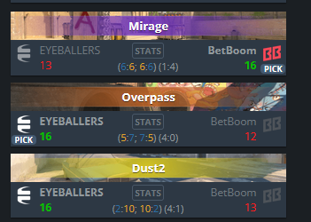 j0ko0's tweet photo. @ESIC_Official  can yall do something about todays match? betboom team vs eyeballers. betboom were winning 12-2 and then lost 13-16 throwed every round intionally missing shots etc. and there was a suspiscious bet made same time i forgot what casino it was in tho. https://t.co/UVYhS35PPk